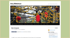 Desktop Screenshot of amymittelman.com